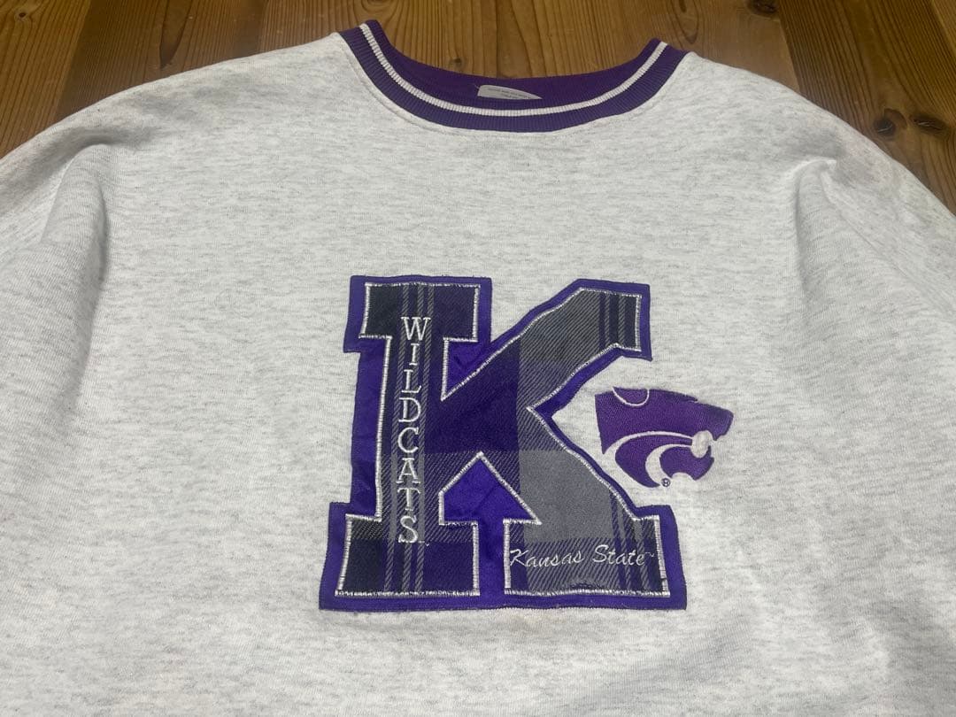 古着　Kansas State Wildcats スウェットシャツ12→9