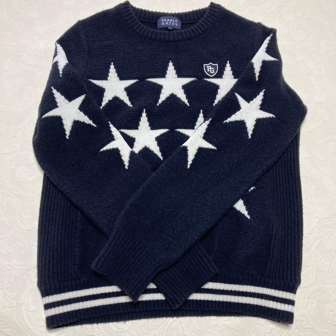 パーリーゲイツ　星セーター