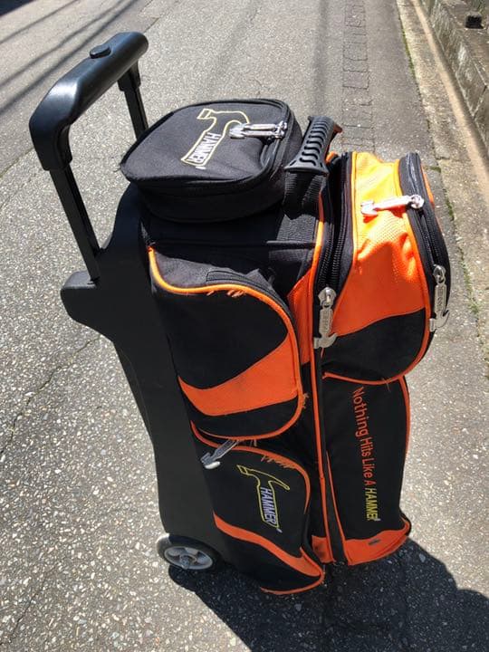 ボウリングバック　三個入り　ハンマー