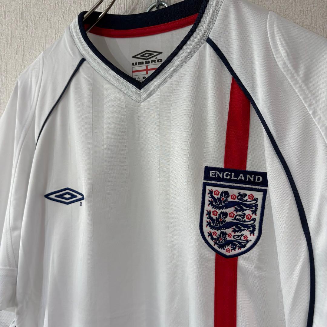 激レア アンブロ イングランド代表 半袖 ユニフォーム 日韓W杯 オフィシャル