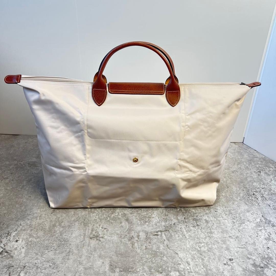 【極美品】ロンシャン　ル プリアージュ オリジナル L トラベルバッグ　パピエ