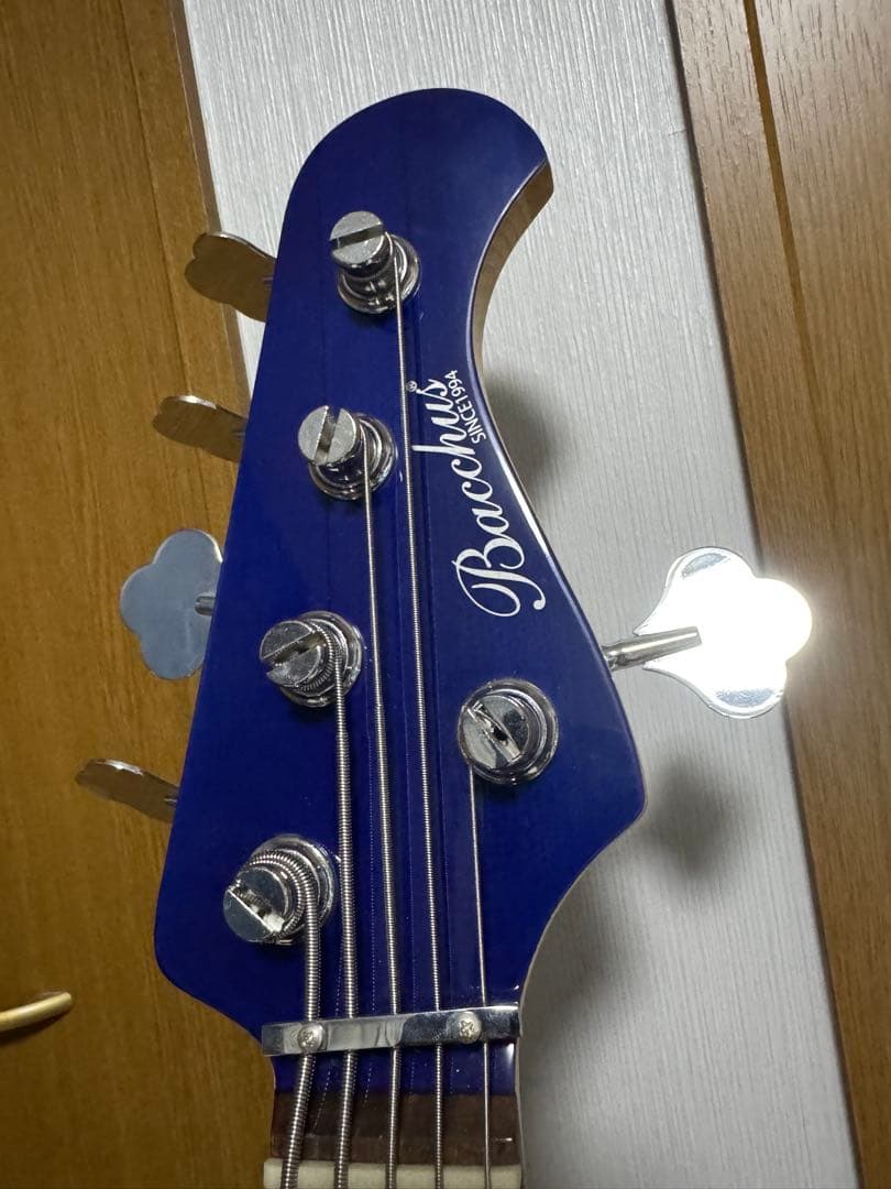 Bacchus WJB5-BP/Act BL-B 5弦ベース　ブルーバースト