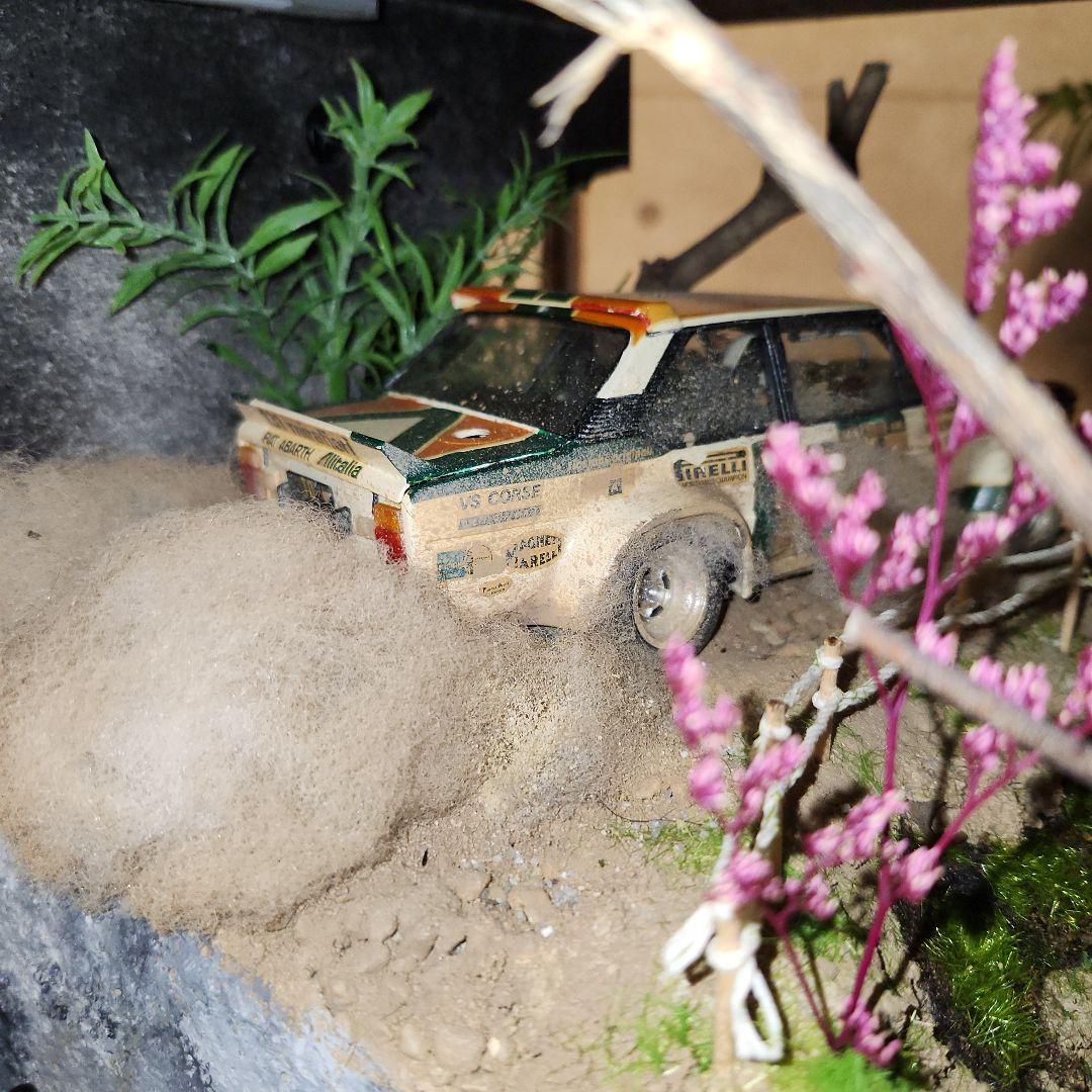 1/24　 フィアット　131　ラリー　ジオラマ