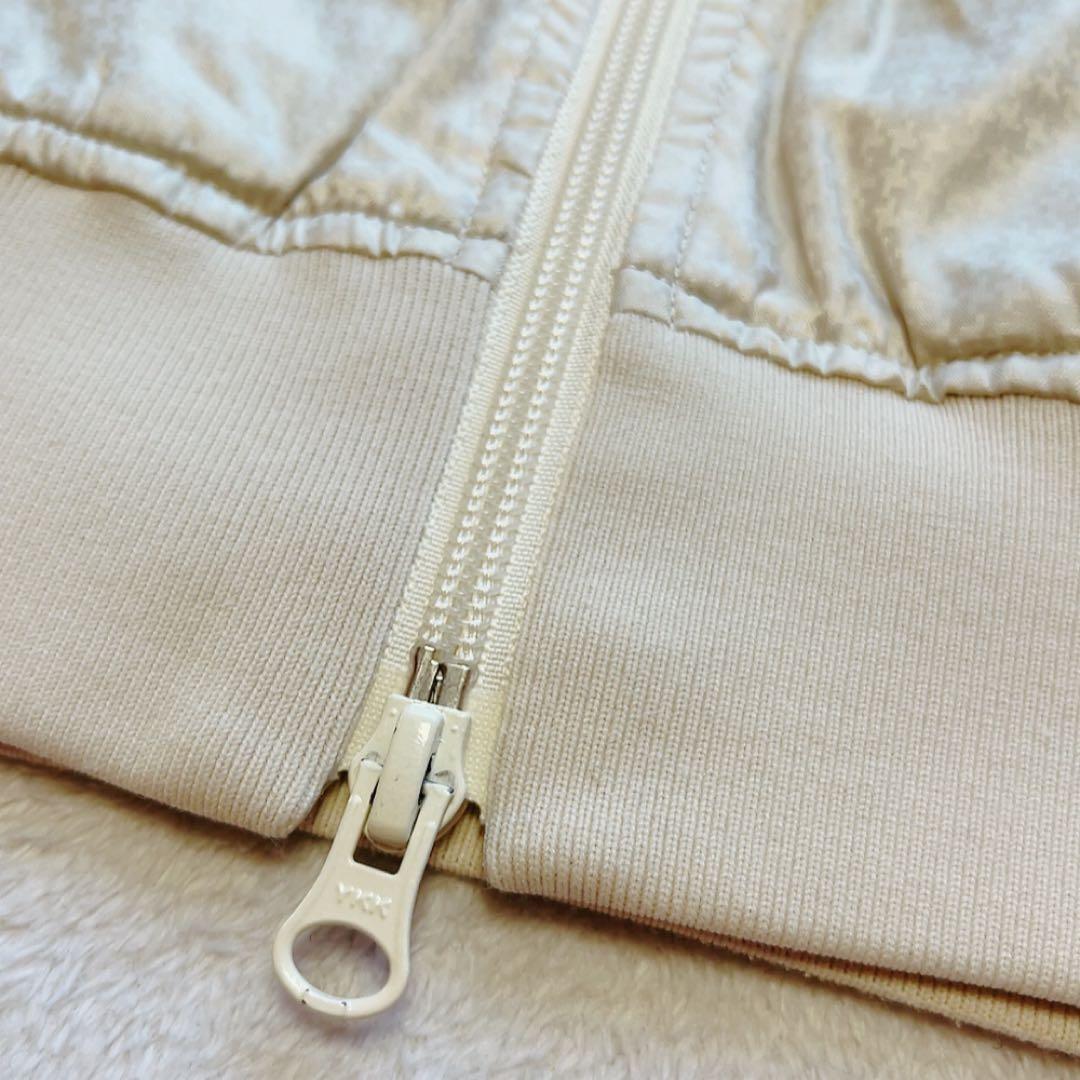 極美品　パーリーゲイツ 蓄熱裏地　ジップジャケット 千鳥 アイボリー　ベージュ