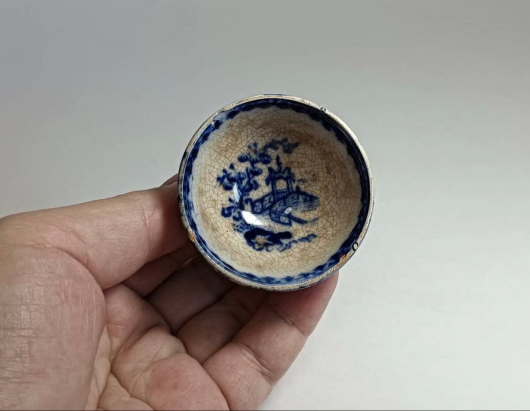 マーストリヒト陶/杯、盃、オランダアンティーク