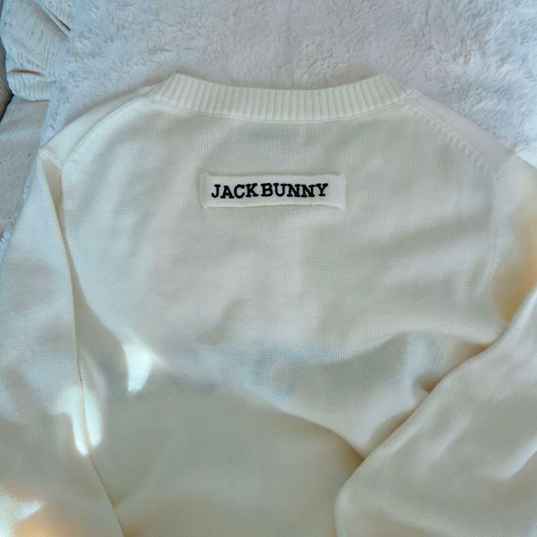 【試着のみ】ジャックバニー パーリーゲイツ ニット セーター 0 ゴルフウェア