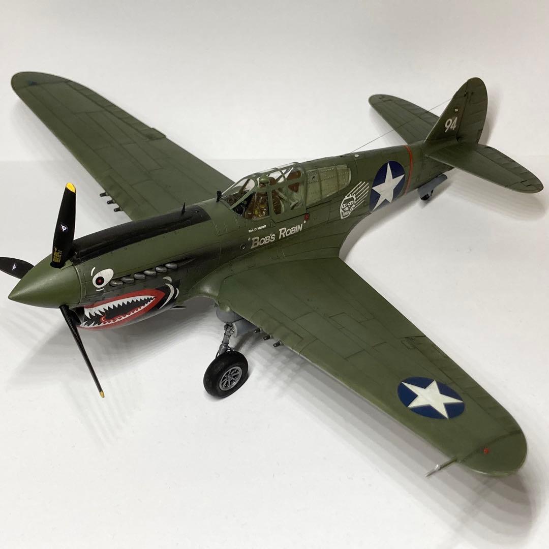 ムスタング/P-40E Warhawk (完成品)1/48 ハセガワ