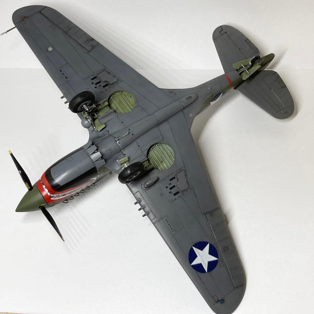 ムスタング/P-40E Warhawk (完成品)1/48 ハセガワ