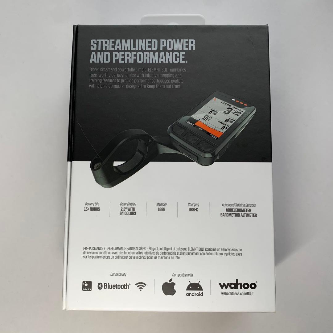 【新品未使用】Wahoo ELEMNT BOLT V2 センサーセット バンドル