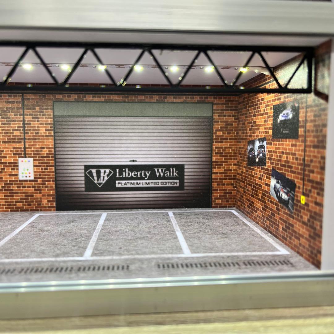 LBWK リバティーウォーク ガレージ 駐車場 車庫 ジオラマ レンガ GT