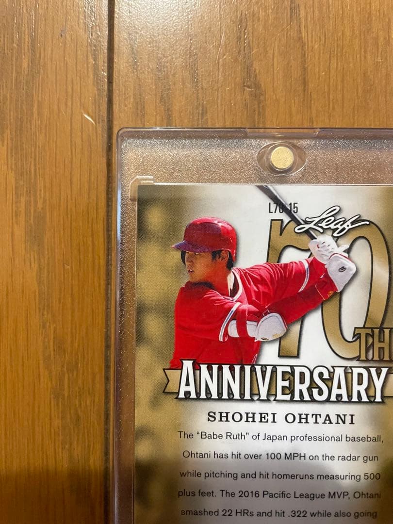 大谷翔平　ルーキー　2018 限定　15/15 Leaf 70th ブラック