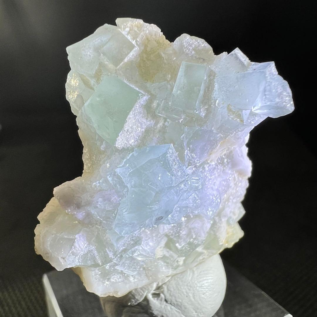 シャンファーリン産　雲雲モクモク(^^) マスカットグリーンフローライト