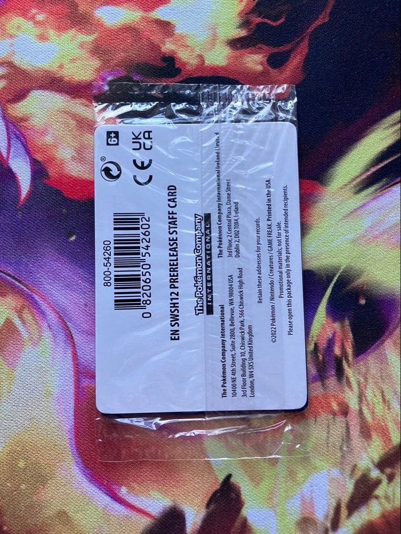 ポケモンカード　英語版　silver tempest staff プロモ　未開封