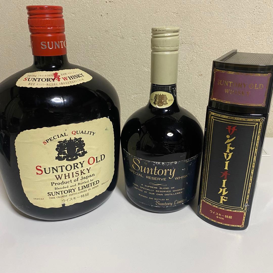 3本セット SUNTORY / サントリー WHISKY ウイスキー特級 保管品