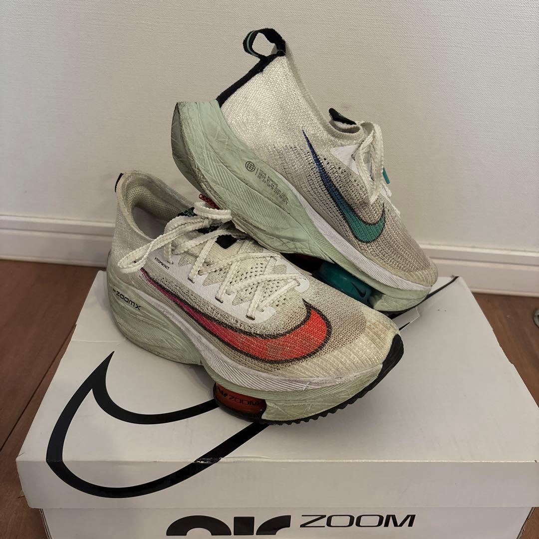 NIKE ナイキ エア ズーム アルファフライ ネクスト％　23.5cm 箱あり