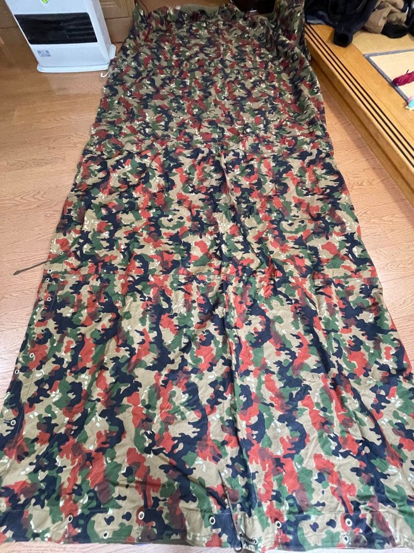 スイス軍幕　4枚　used