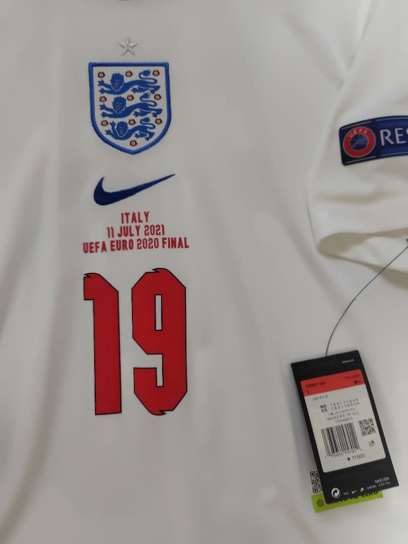 正規品 新品タグ付 イングランド代表 ユニフォーム