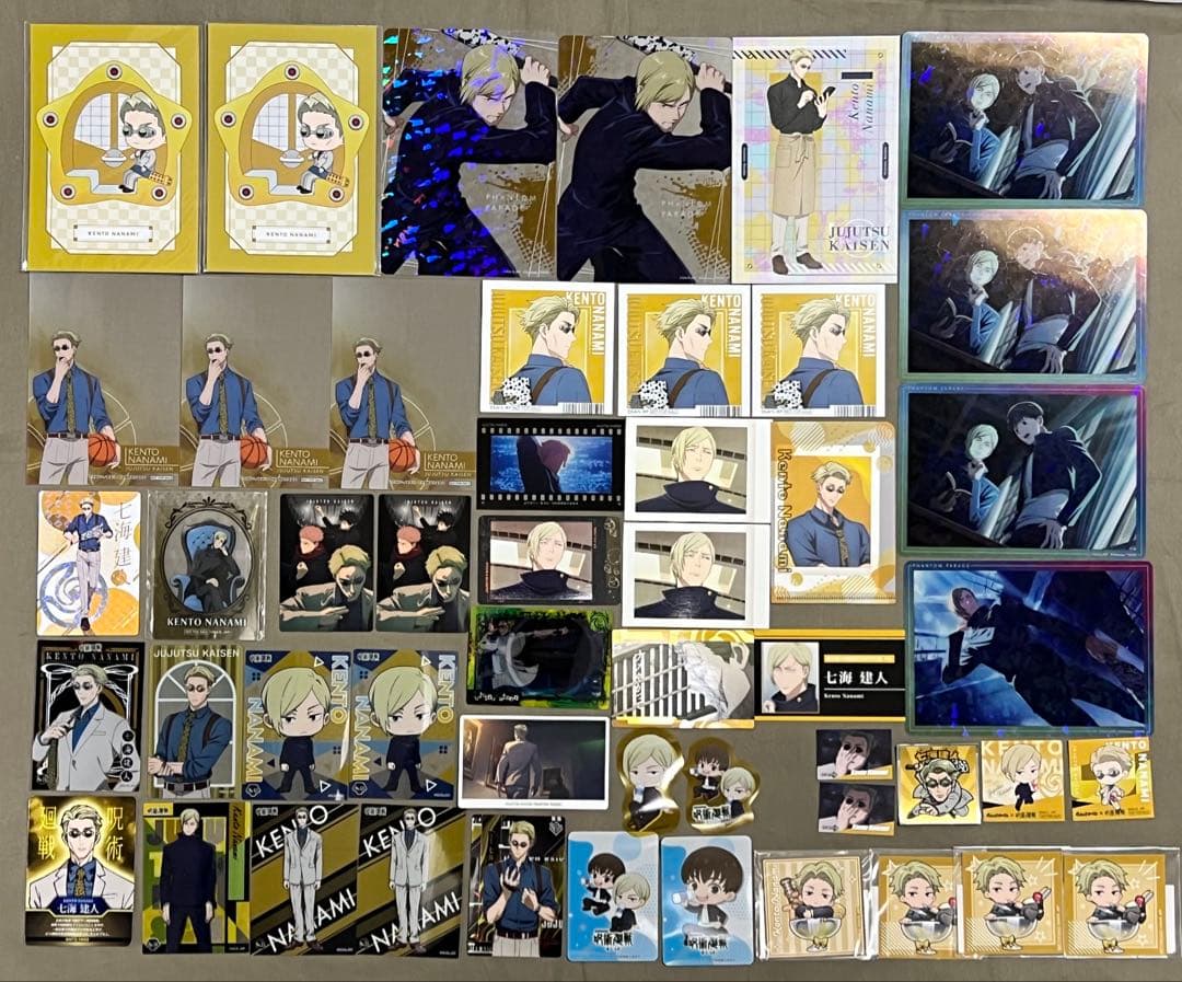 呪術廻戦 七海建人 ミニカード ぱしゃこれ 特典 ブロマイド ポストカード など