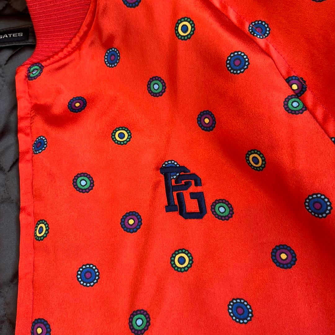 パーリーゲイツ　スポーツジャケット 黒と赤