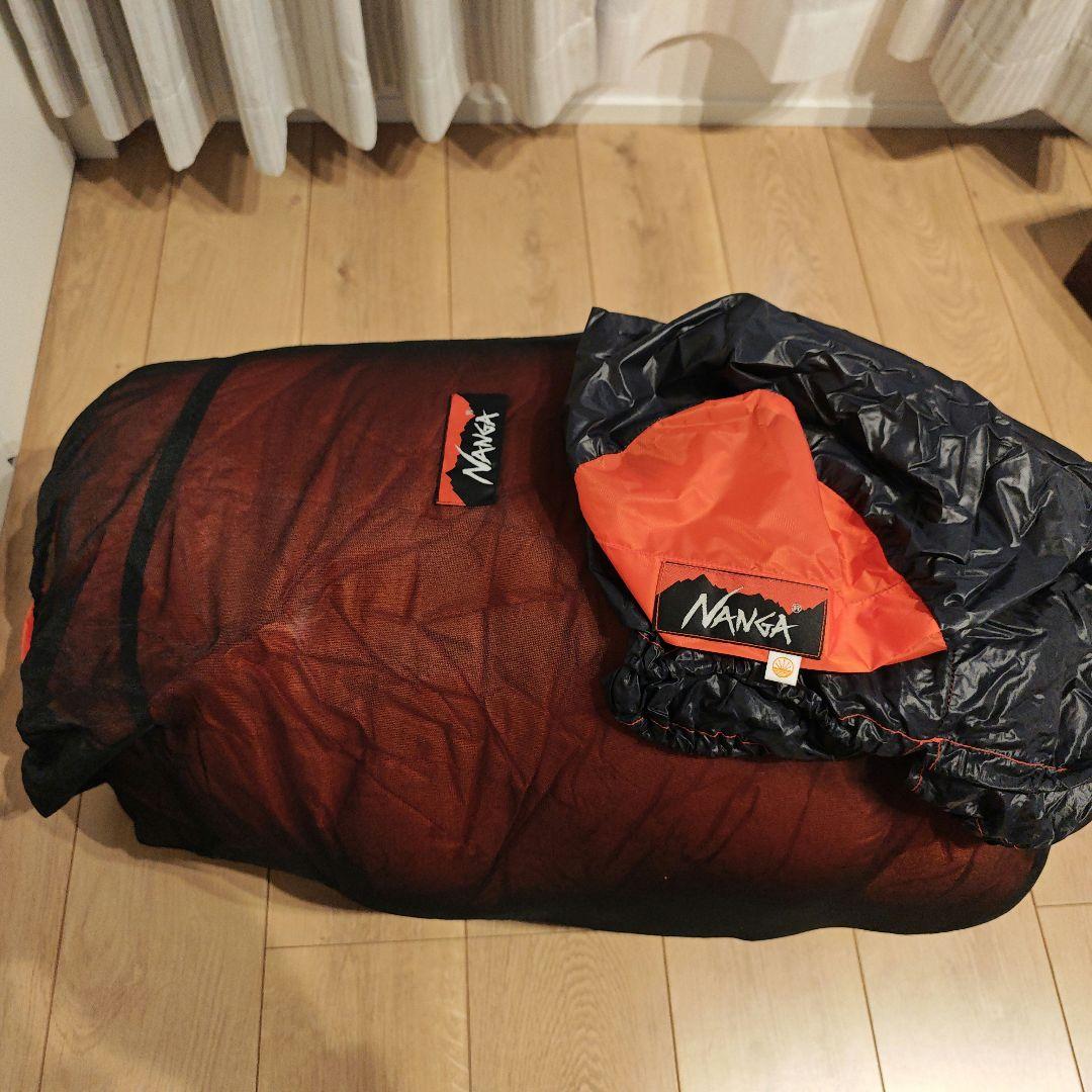 NANGAシェラフ1回使用 LEVEL8/23/AURORA LIGHT/RED