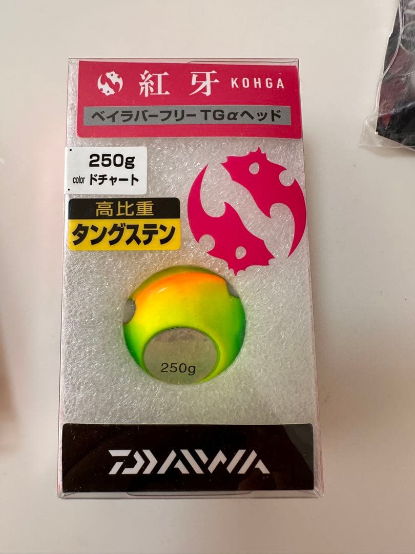 【新品未使用】タイラバヘッドタングステン各種メーカー3個セットヘビーウエイト