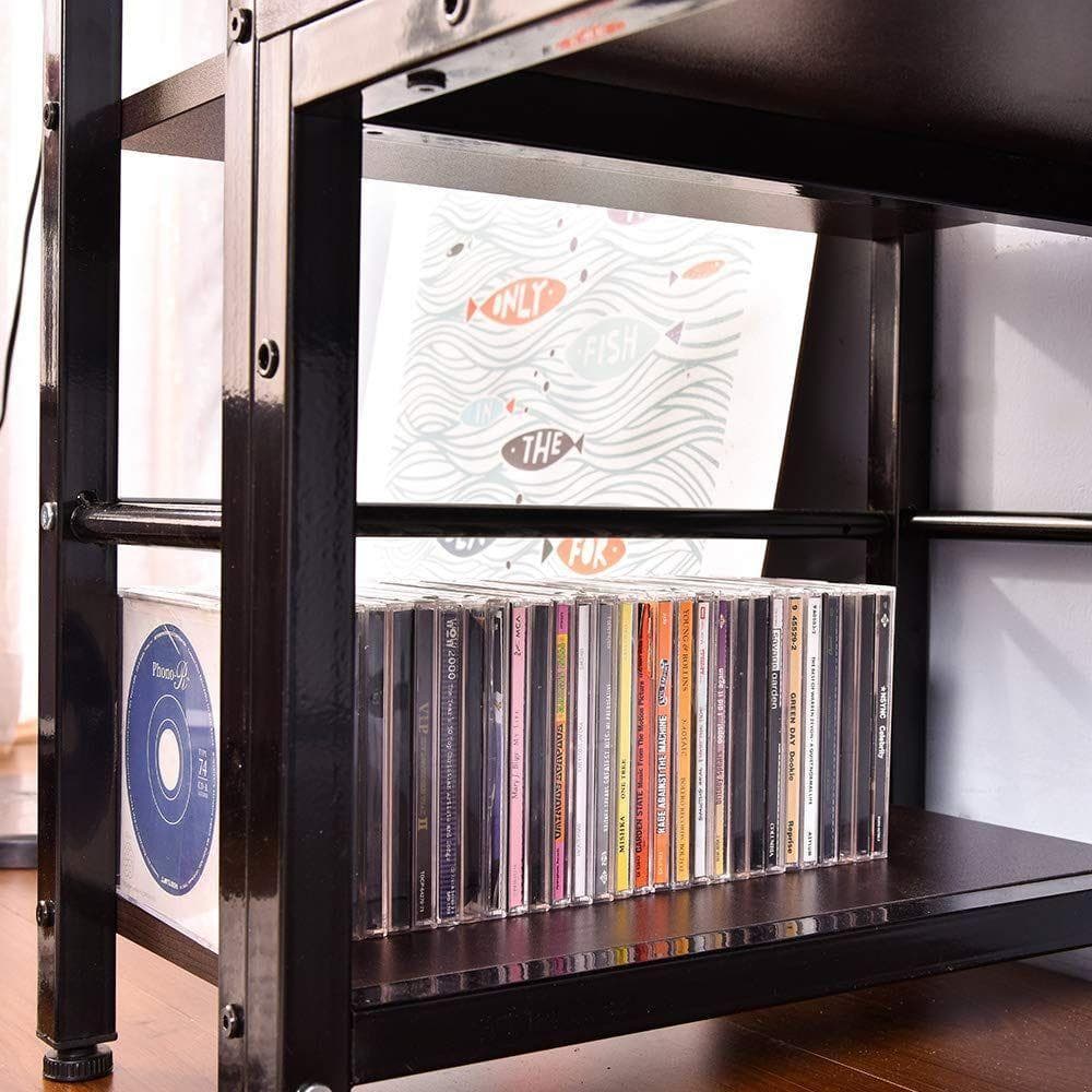 ロータイプデスク パソコンデスク 実用な一体分離両用 省スペース 3段シェルフ付