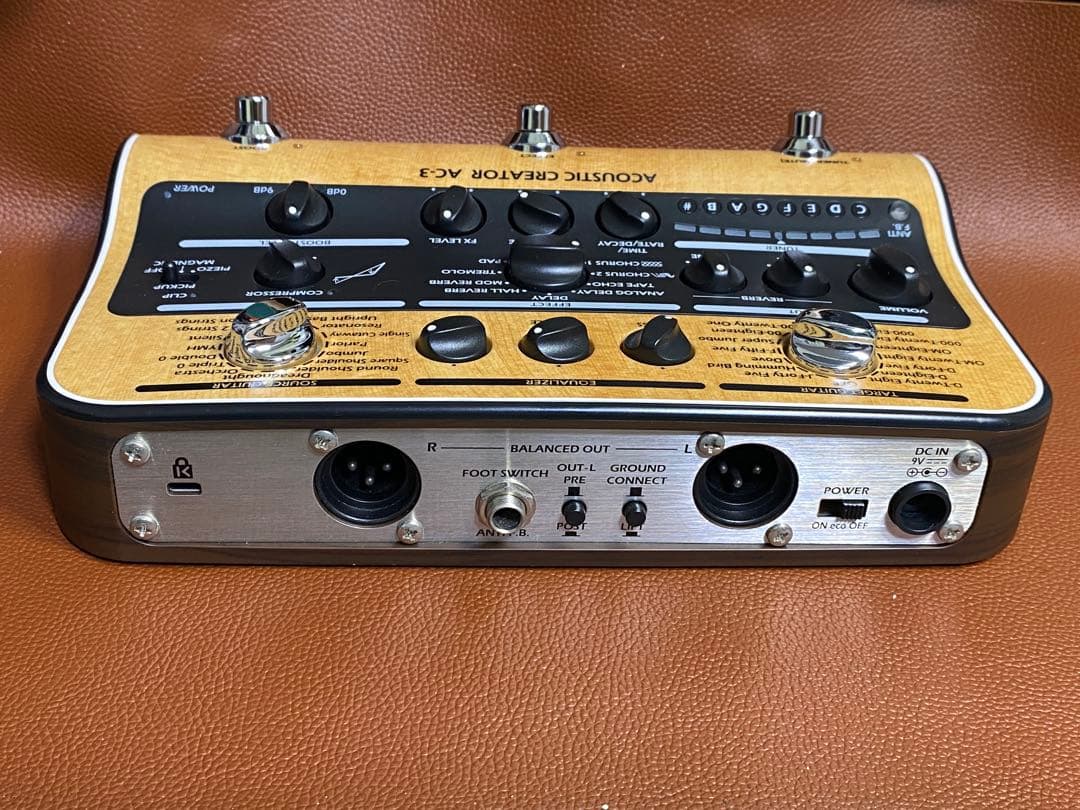 ギター zoom ac-3 acoustic creator