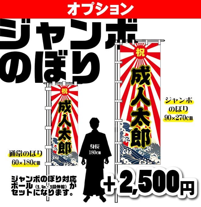 【特急】成人式のぼり旗