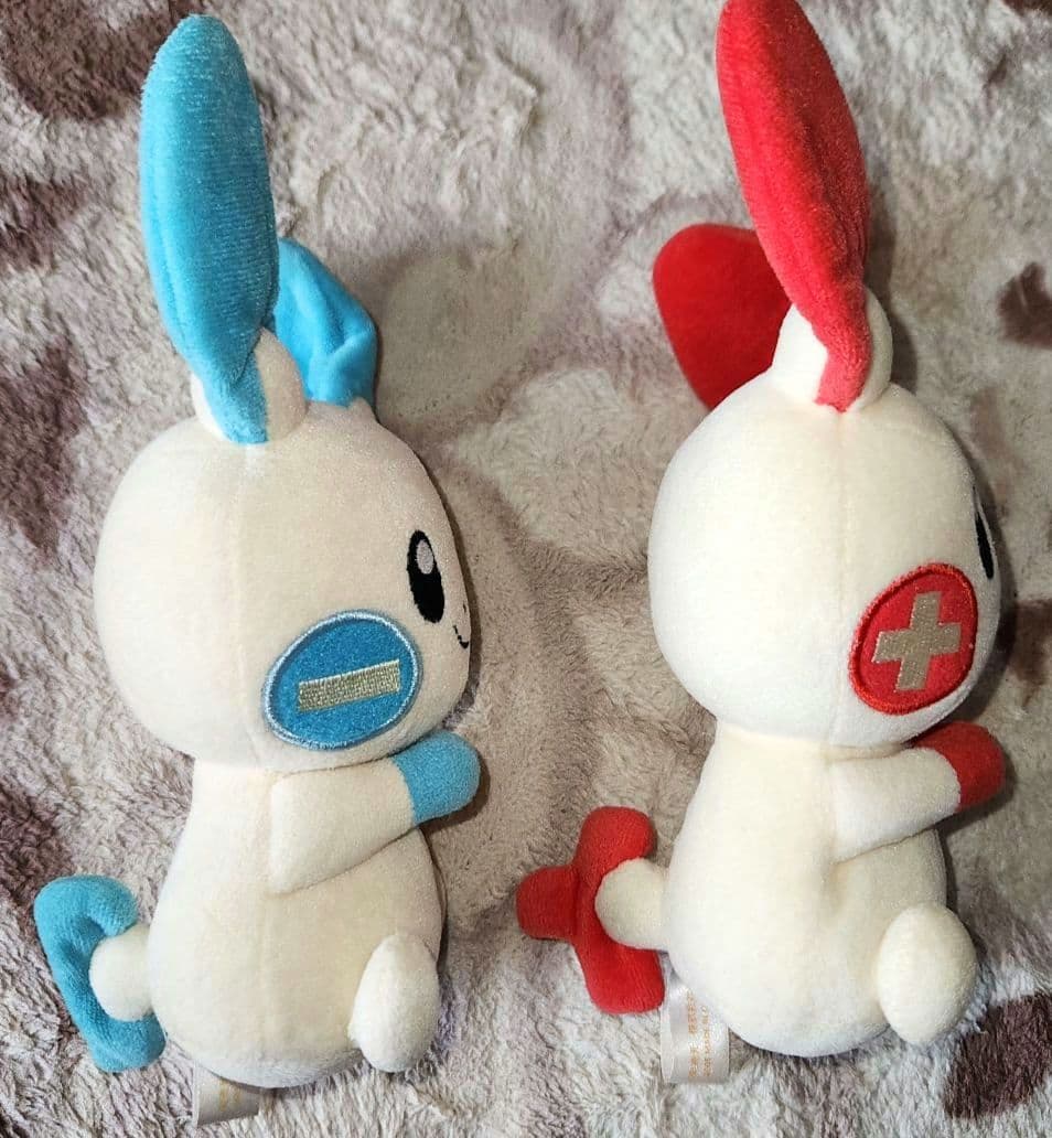 【レア】ポケモン プラスル マイナン ぬいぐるみ ポケセン限定 2005年