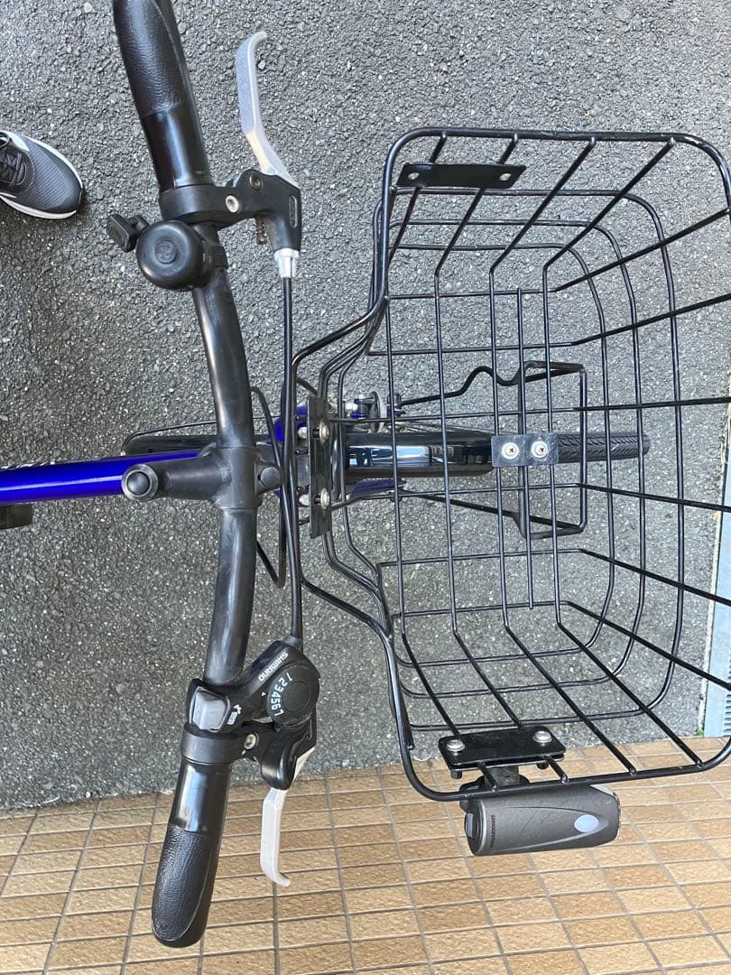 【直接引き取りのみ】ブリヂストン　シュライン青26インチ 自転車