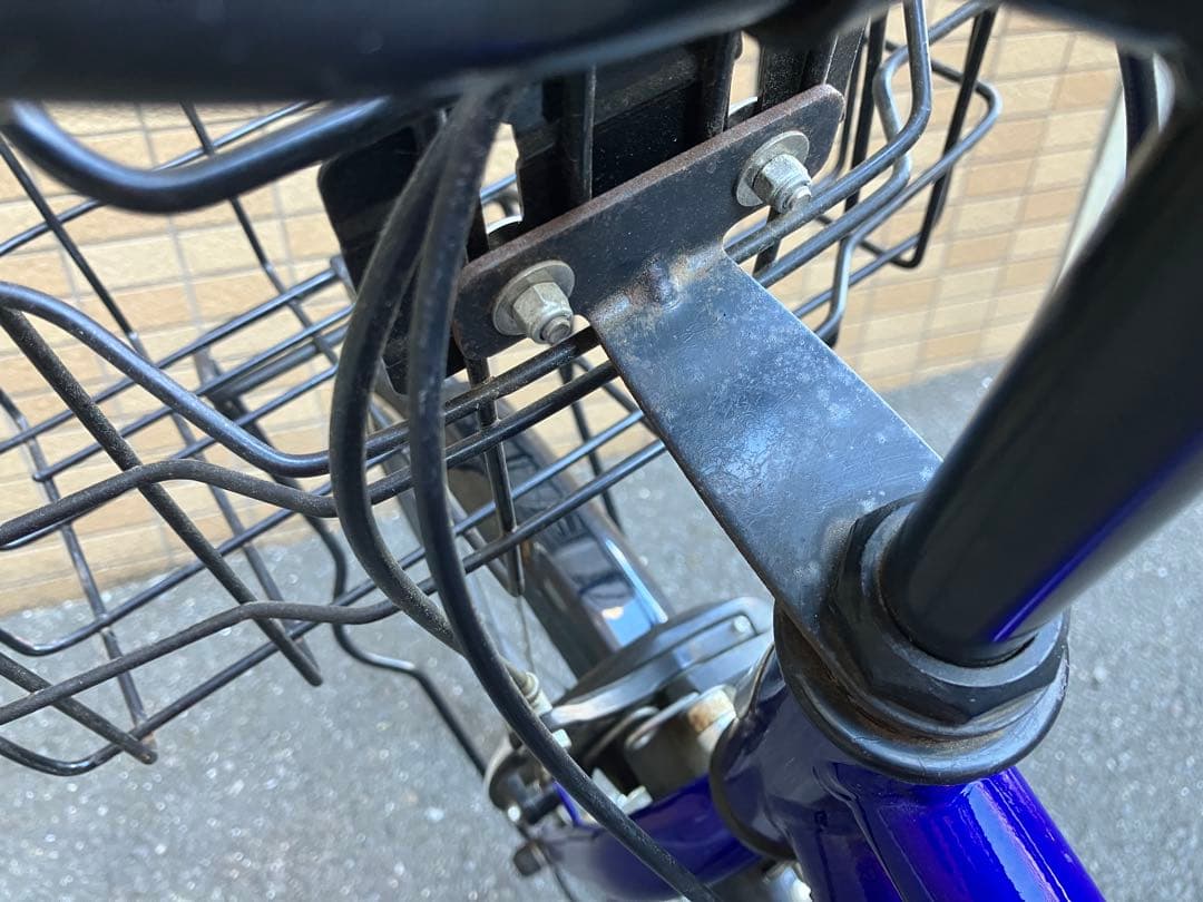 【直接引き取りのみ】ブリヂストン　シュライン青26インチ 自転車