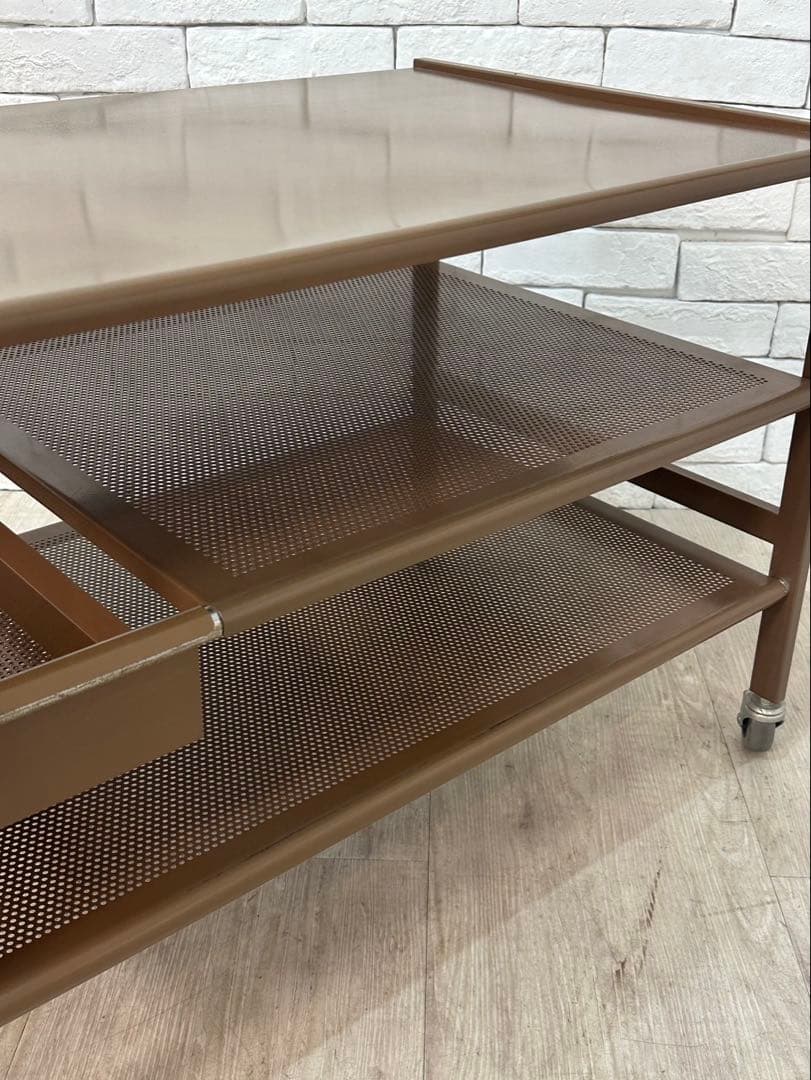 【東京都内23区配送無料】ビンテージ　インダストリアル　ワゴン　ガレージ　収納