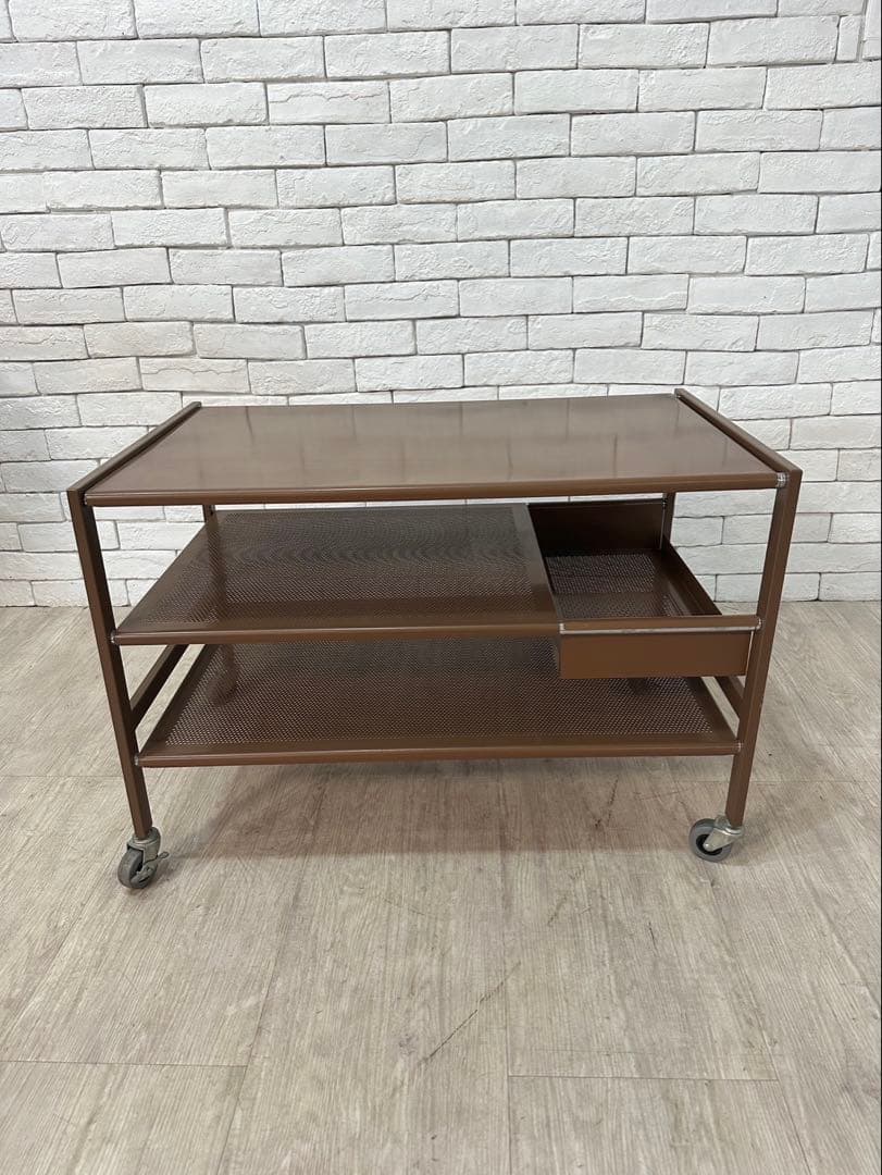 【東京都内23区配送無料】ビンテージ　インダストリアル　ワゴン　ガレージ　収納