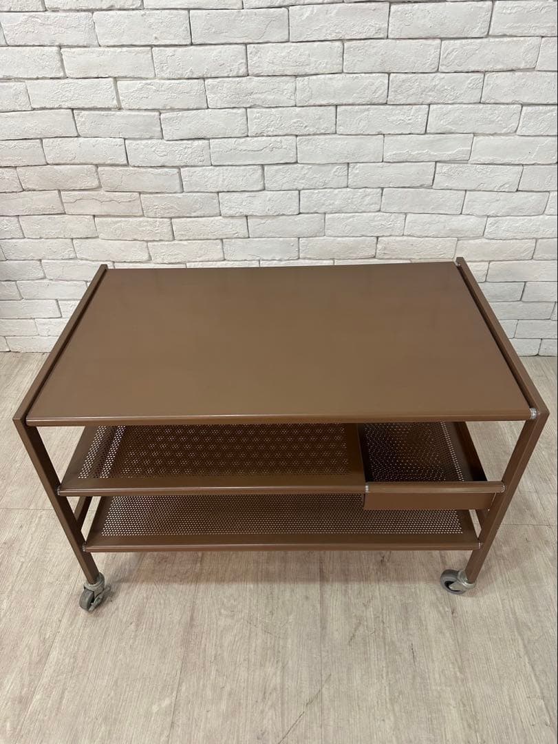 【東京都内23区配送無料】ビンテージ　インダストリアル　ワゴン　ガレージ　収納