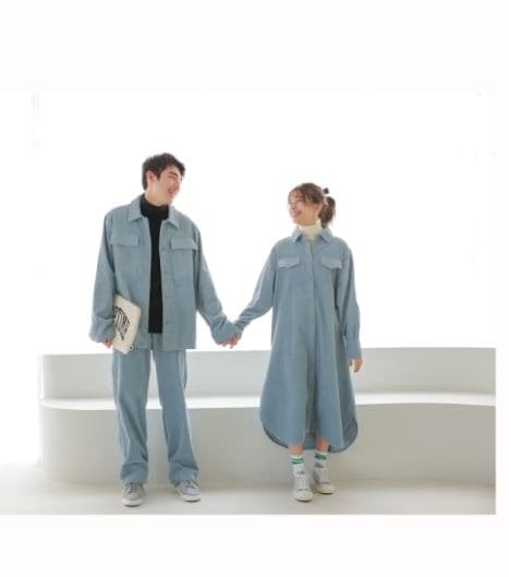 naptime 2022 FW ナップタイム　コーデュロイワンピース　ホワイト