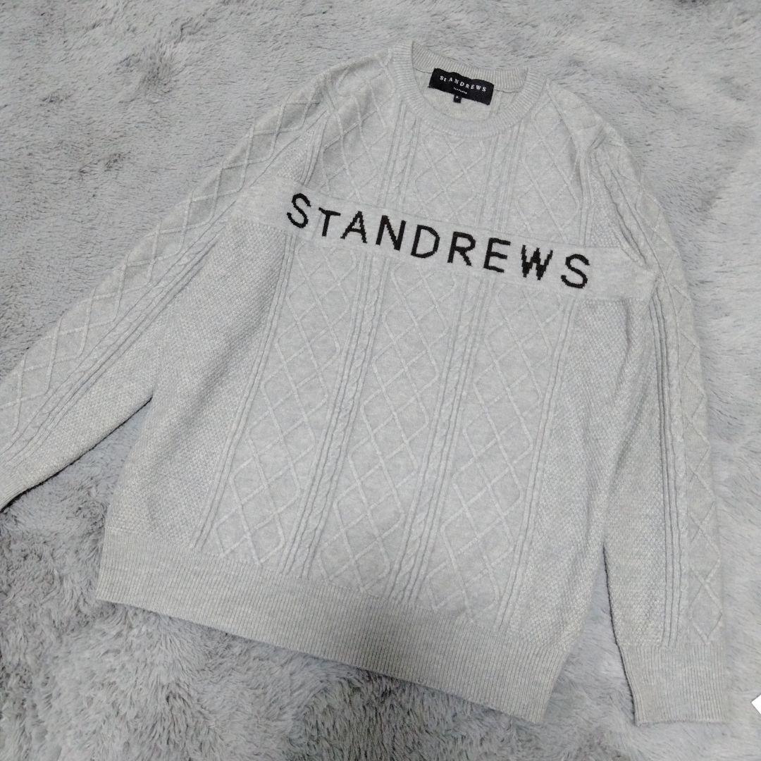 STANDREWS☆ニット/セーター☆L ゴルフ/スポーツ