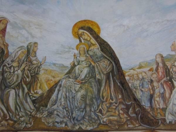 藤田嗣治、【聖母子「ノートルダム・ド・ラ・ペ礼拝堂の壁画」】