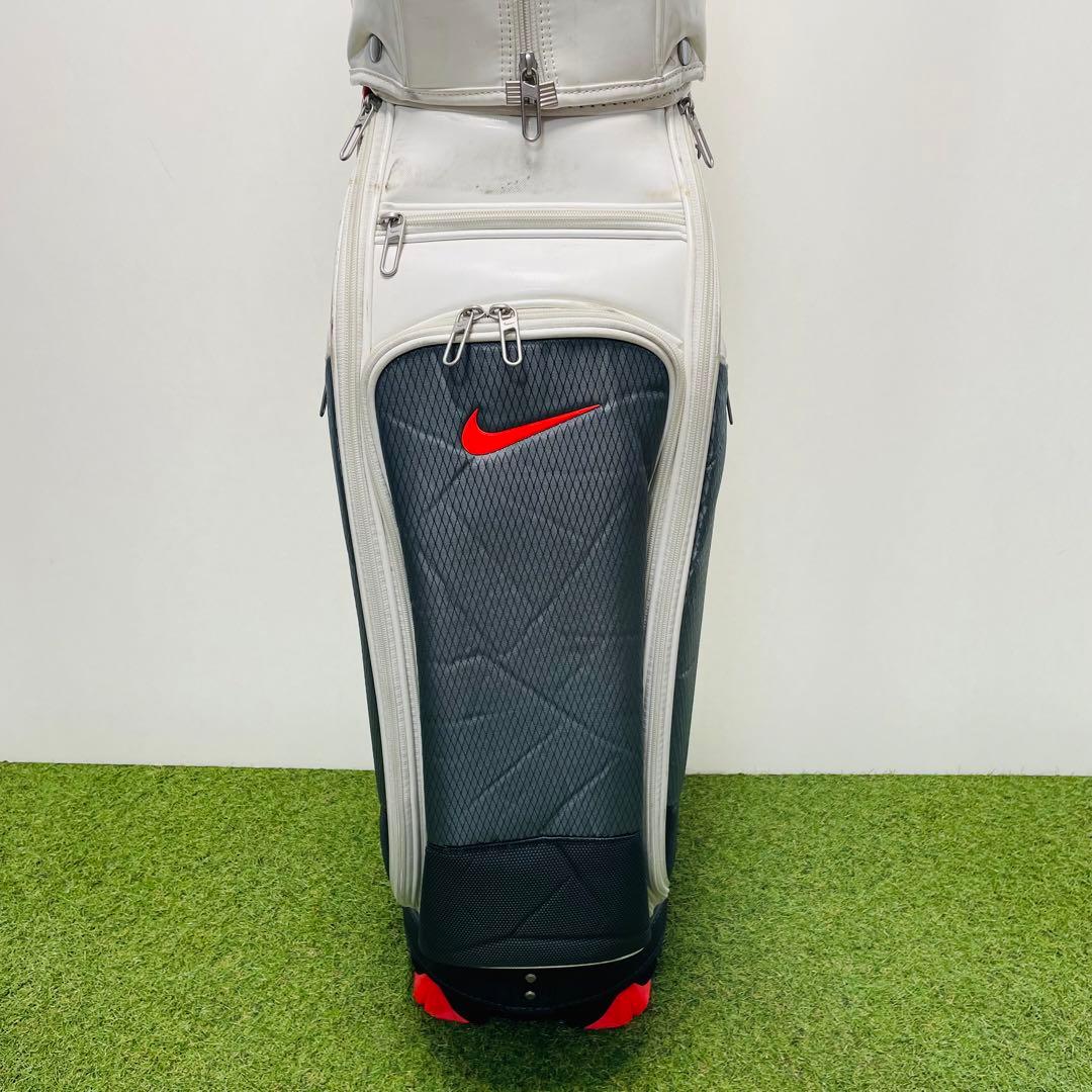 Nike ゴルフキャディバッグ ホワイト/ブラック/レッド