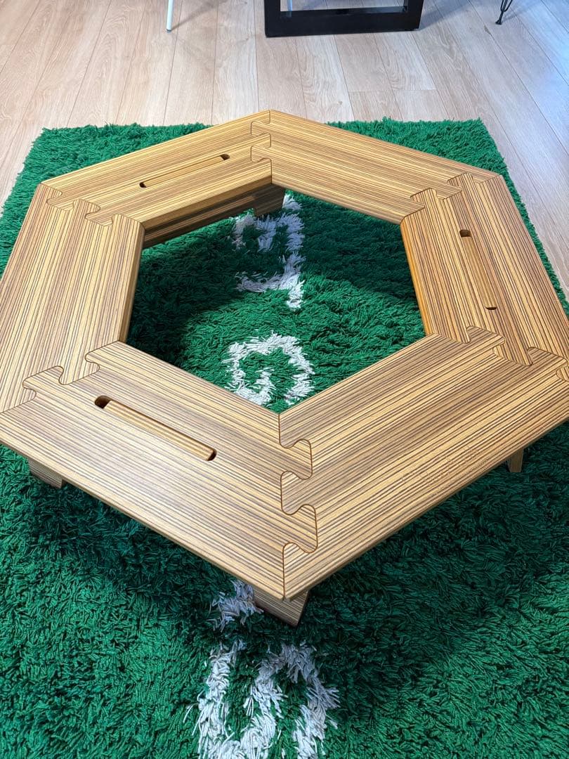 六角テーブル　ヘキサテーブル　しま次郎　thearth