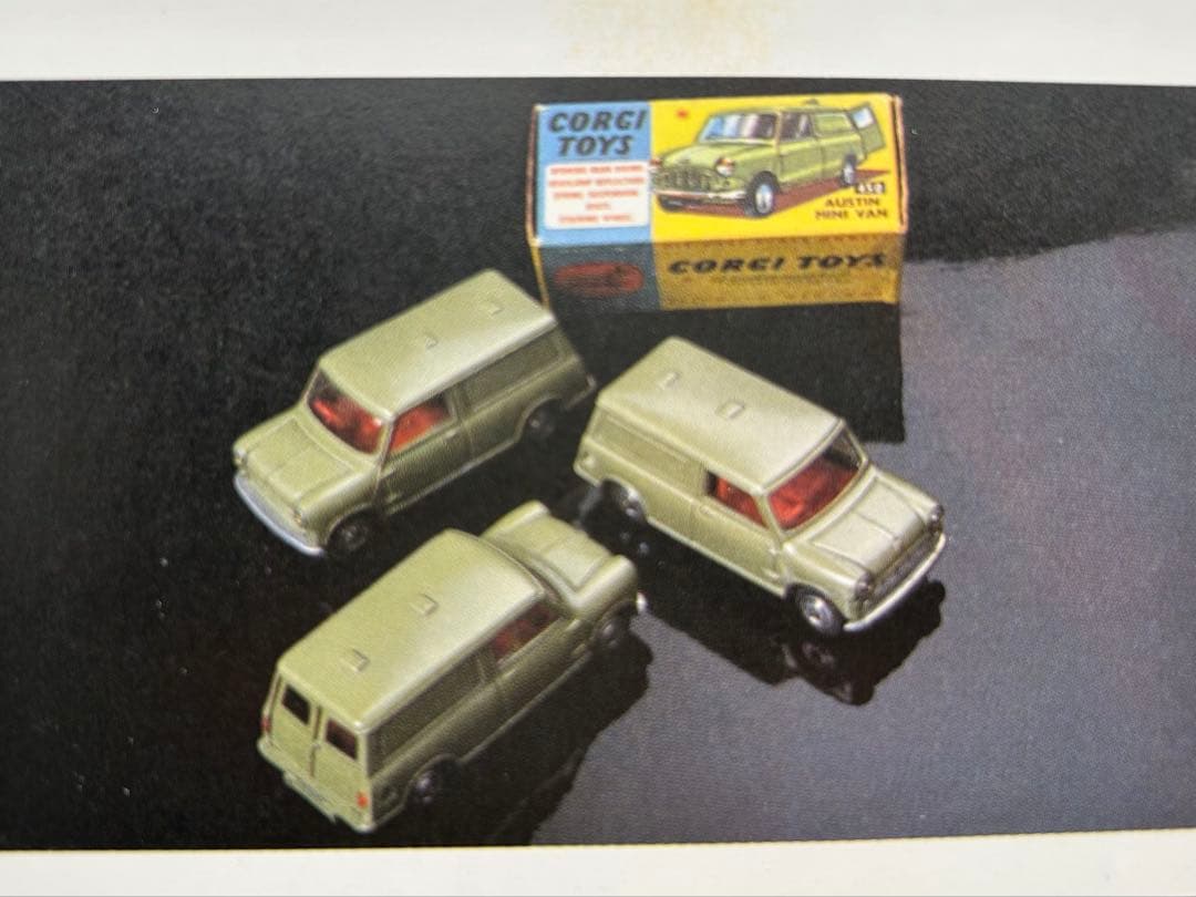 イギリス製　CORGI TOYS 450 オースチン ミニ バン ミニクーパー