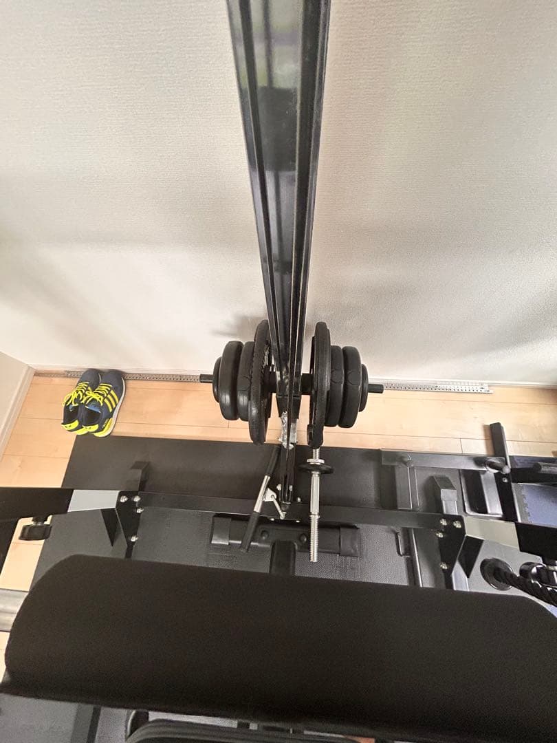 バーベルラック 懸垂バー付き