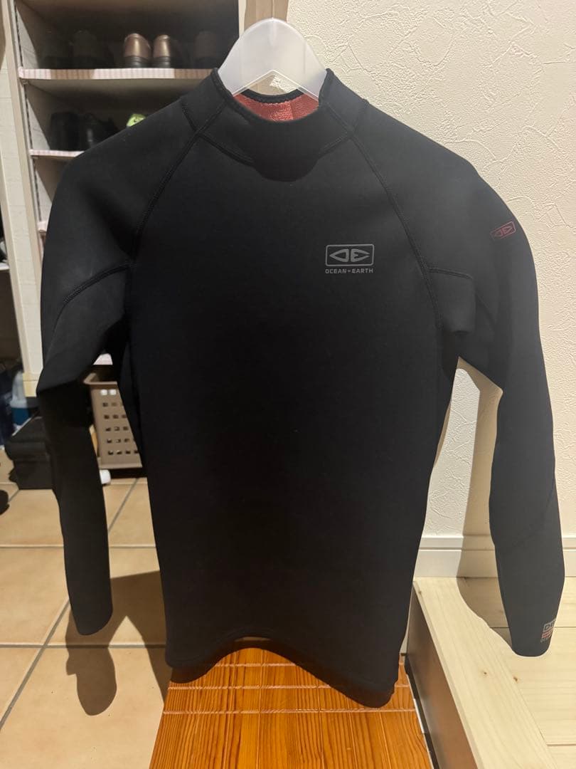 O&E ブラック 長袖 タッパー ウェットスーツ