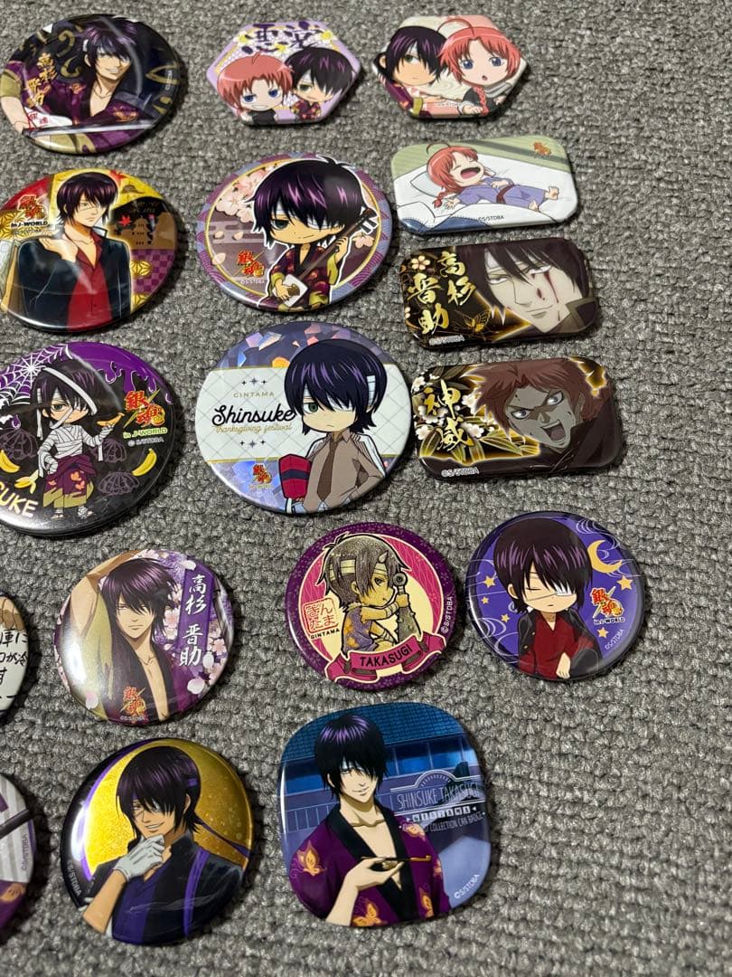 銀魂 高杉晋助 神威 缶バッジ まとめ売り