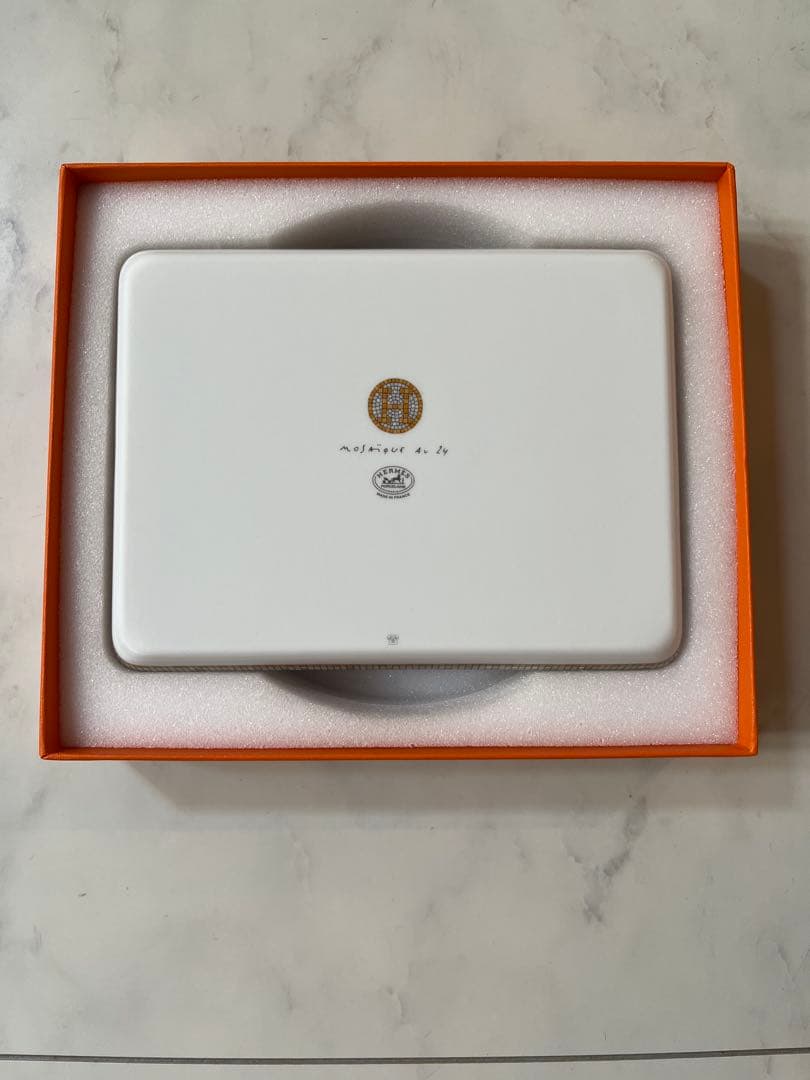 エルメス トレー 〈モザイク 24〉ゴールドPM 【正規購入品】