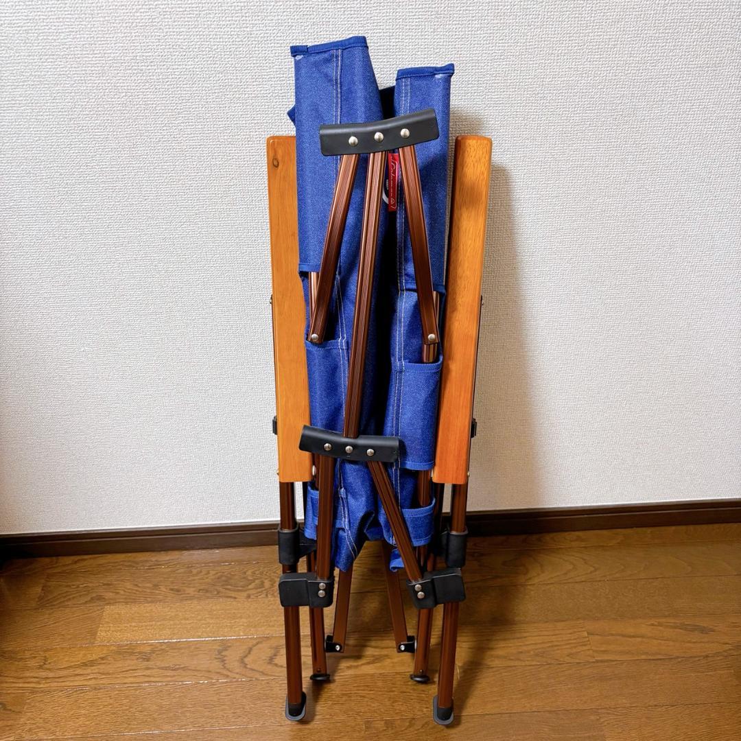【限定カラー】美品 Coleman コールマン レイチェア デニム 2脚セット