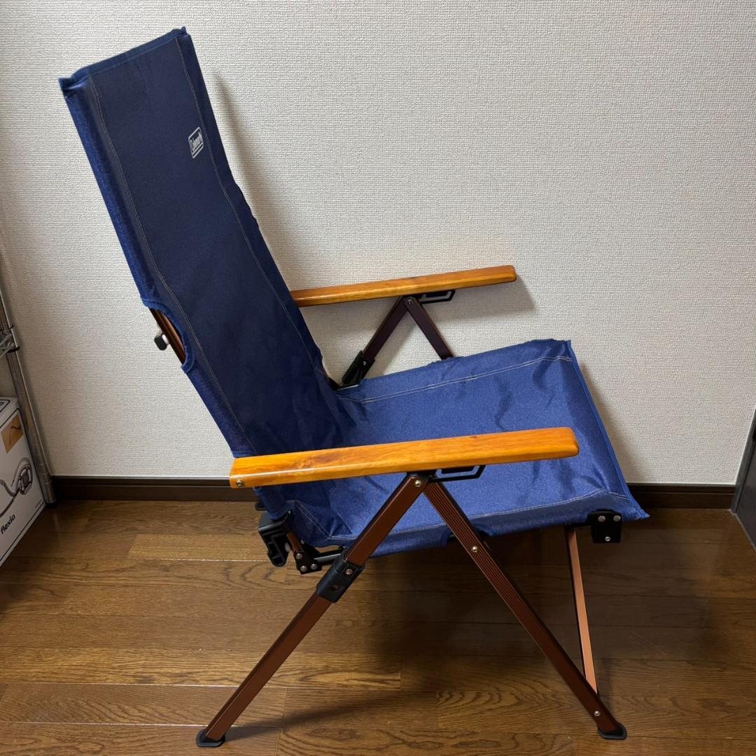 【限定カラー】美品 Coleman コールマン レイチェア デニム 2脚セット