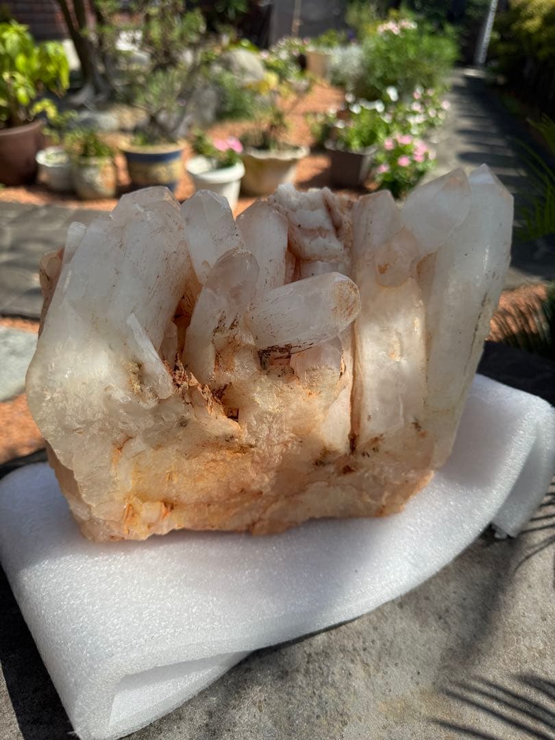 ホワイトクリスタルクラスター　原石