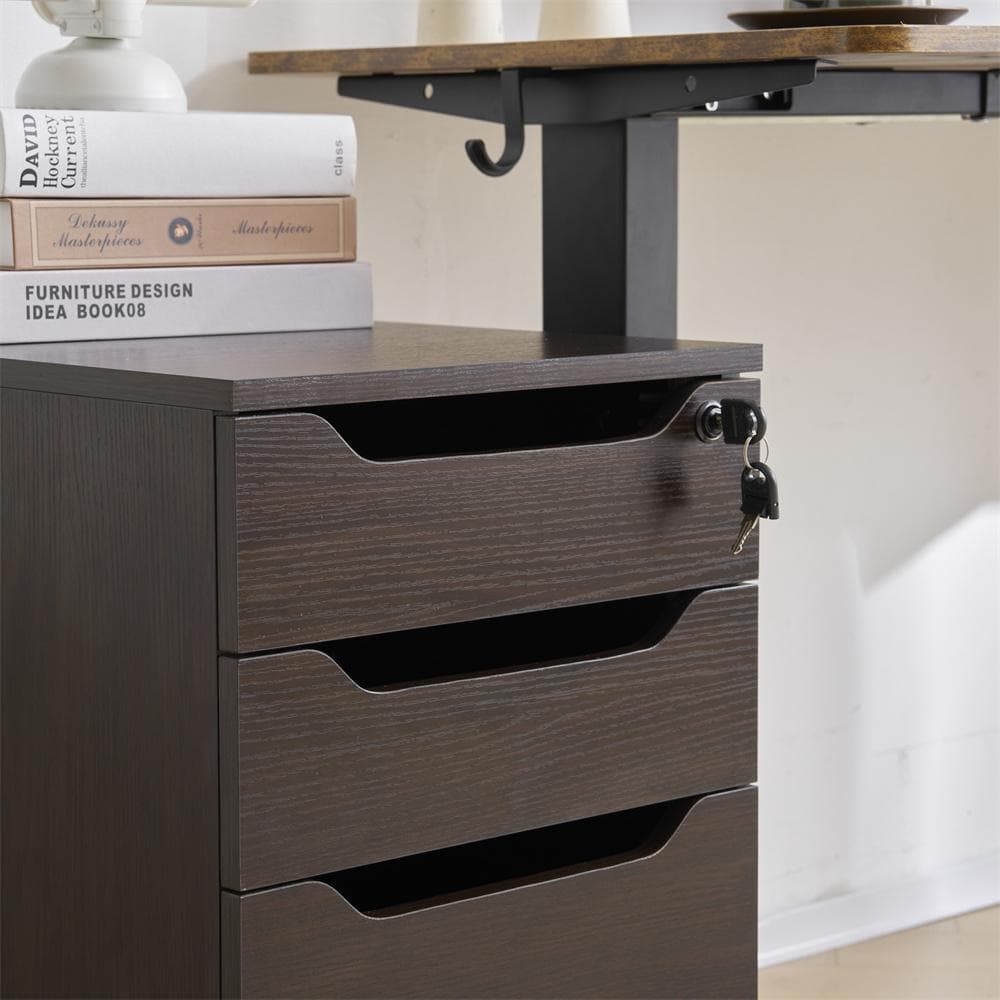 在庫一掃！残り僅か！デスクワゴン サイドワゴン ラック　鍵付き キャスター付き