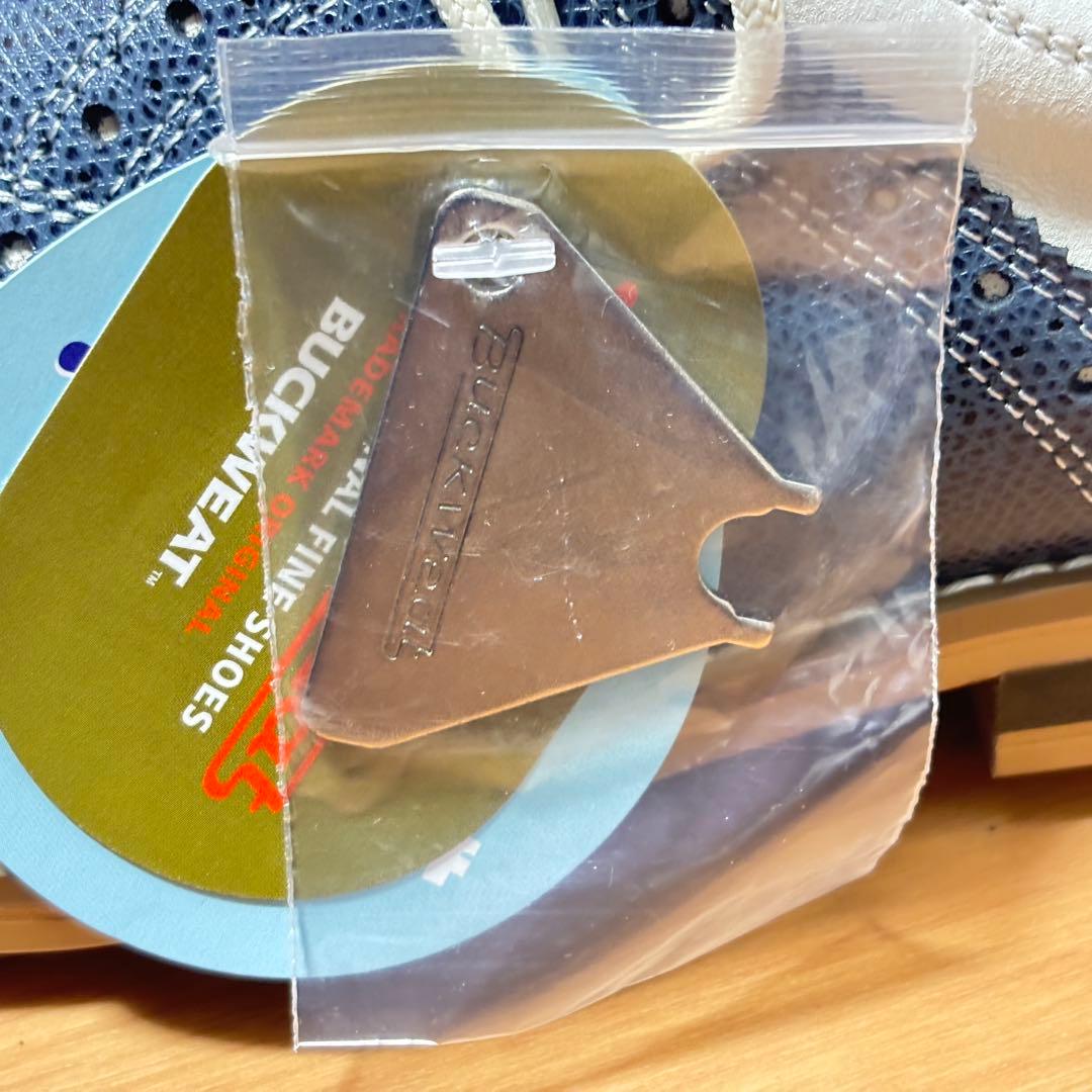 【未使用タグ付】Buckwheat ゴルフシューズ 24.5 完全防水 スパイク