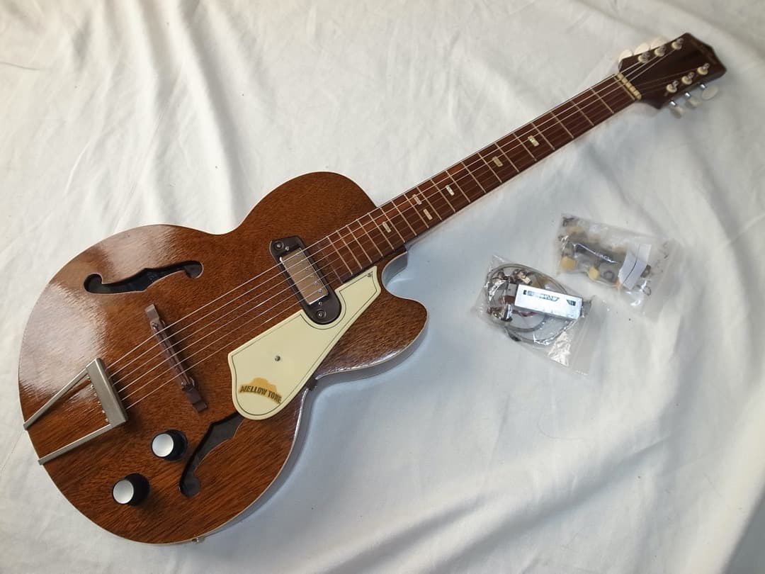 ち*ぃ様 レア　昭和の日本製　Mellowtone 薄胴　フルアコ　フルレストア